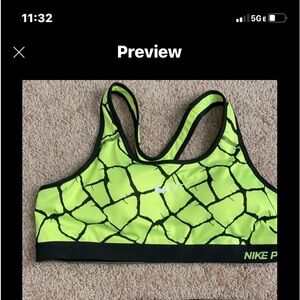 Preload Nike sports bra
